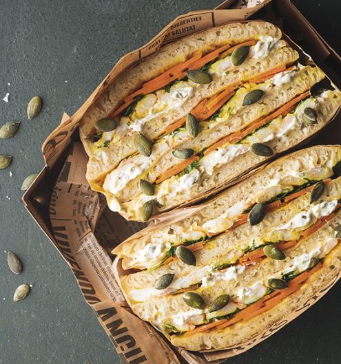 Millefeuille de Blinis au Boursin